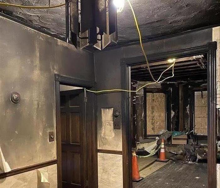 Fire Affected Room